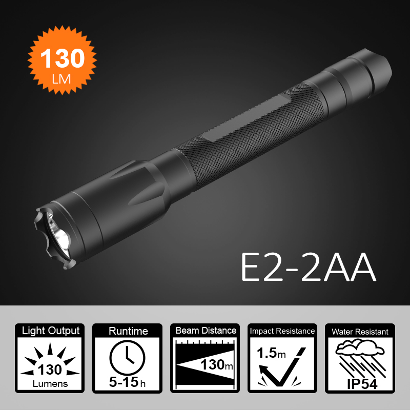 Multifunctional 2AA Led Flashlight